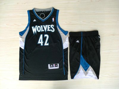 Maillot De Basket Minnesota Timberwolves Ricky Rubio 42 Tissus Sportif Fans Edition Noir Survetement